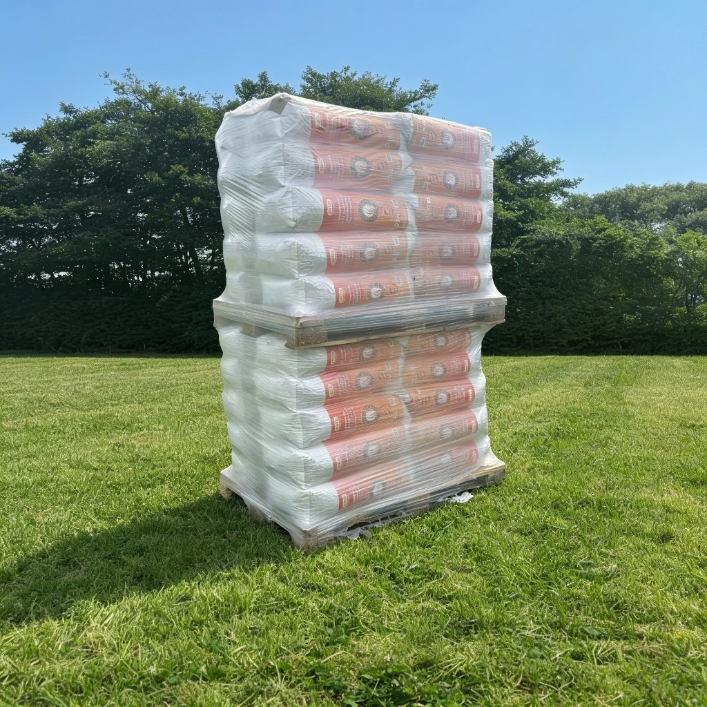 Litière pellets de paille de blé Jopack 20kg sur palette 40 sacs.webp